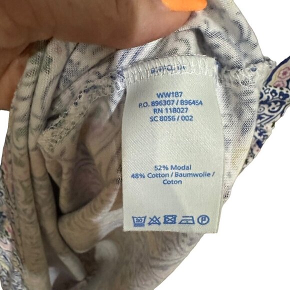 Boden Margot Scoop Neck Cap Sleeve Pockets Knee Length Paisley Print Dress 4R - Picture 10 of 10